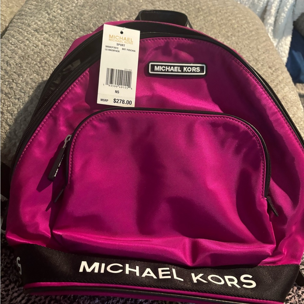 Michael Kors Pink Backpack
